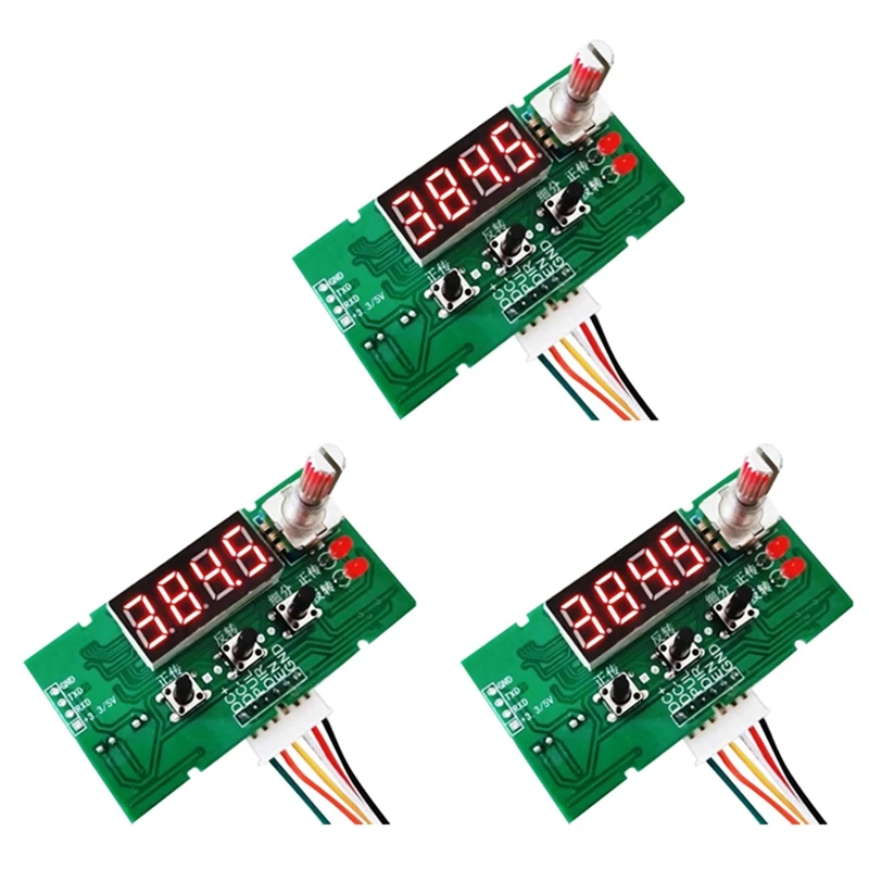 

3X Speed RPM Display Stepper Motor Driver Controller Board Speed Adjustable Reversal