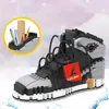Sport Basketball Shoes Building Blocks Sneakers Models Pen Container DIY Mini Bricks Pencil-box Toys for Children Boy Stationery 3