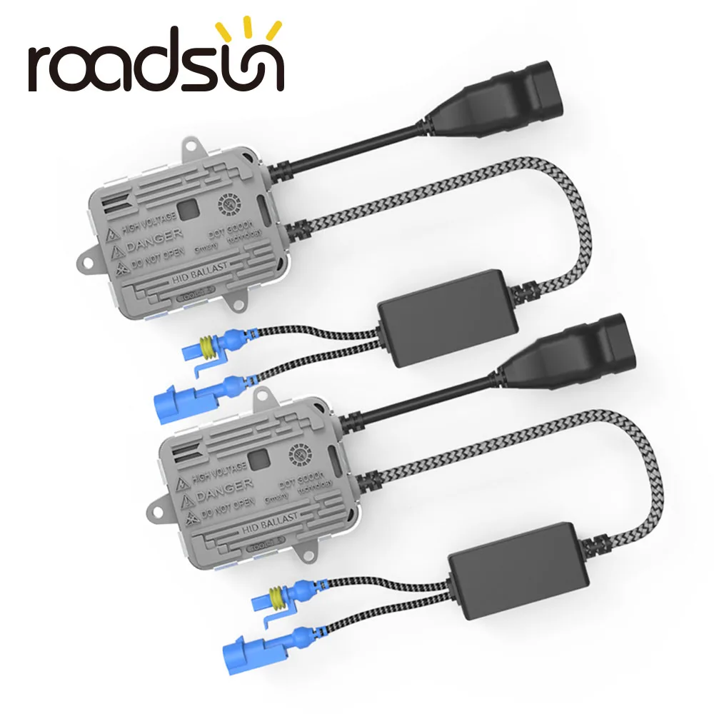 roadsun 55W HID Xenon Ballast 12V Slim Digital Block Ballast Electronic