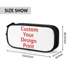 Custom Your Design Cute Pencil Case Girl Boy Large Capacity Customized Logo Printed Pencil Pouch Students Stationery 4