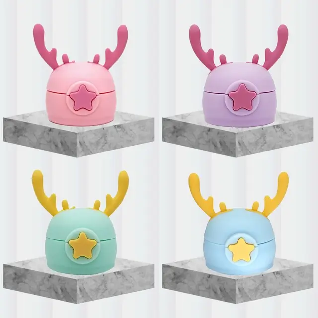 10 Pezzi Cannucce Sostitutive In Silicone - Per Tazze Bambini 6.2x3.7cm - Foto 9