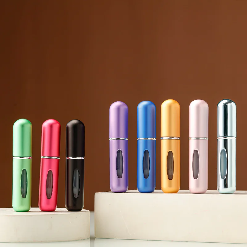 5ml 8ml Portable Mini Refillable Perfume Bottle With Spray Scent Pump Empty Cosmetic Containers Atomizer Bottle For Travel Tool 2