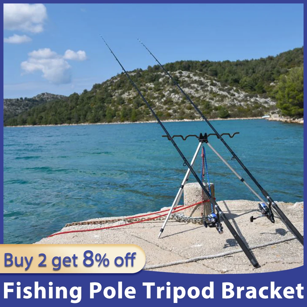Portable Carp Fishing Rod Holder Stand Carpe Fishing Pole Telescopic Tripod  Stand Fishing Rod Holders Fishing Accessories