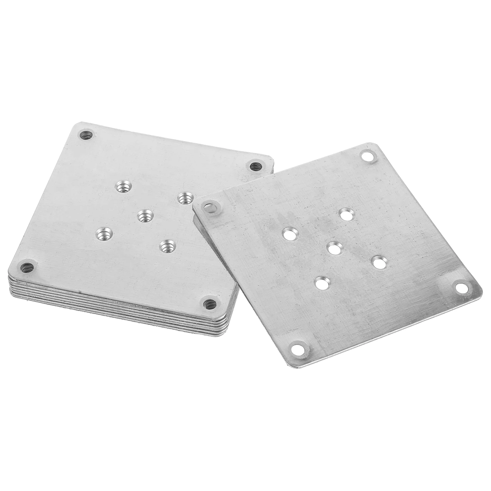 

8 Pcs Furniture Sofa Legs Thickened Metal Table Connection Fixing Piece Attachment Plates for Couch Mounting Galvanized Seat