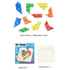Children Education Learning Toy Color Geometric Puzzle Board Game IQ Logic Thinking 120 Challenges Smart Block Puzzle for Kids 5