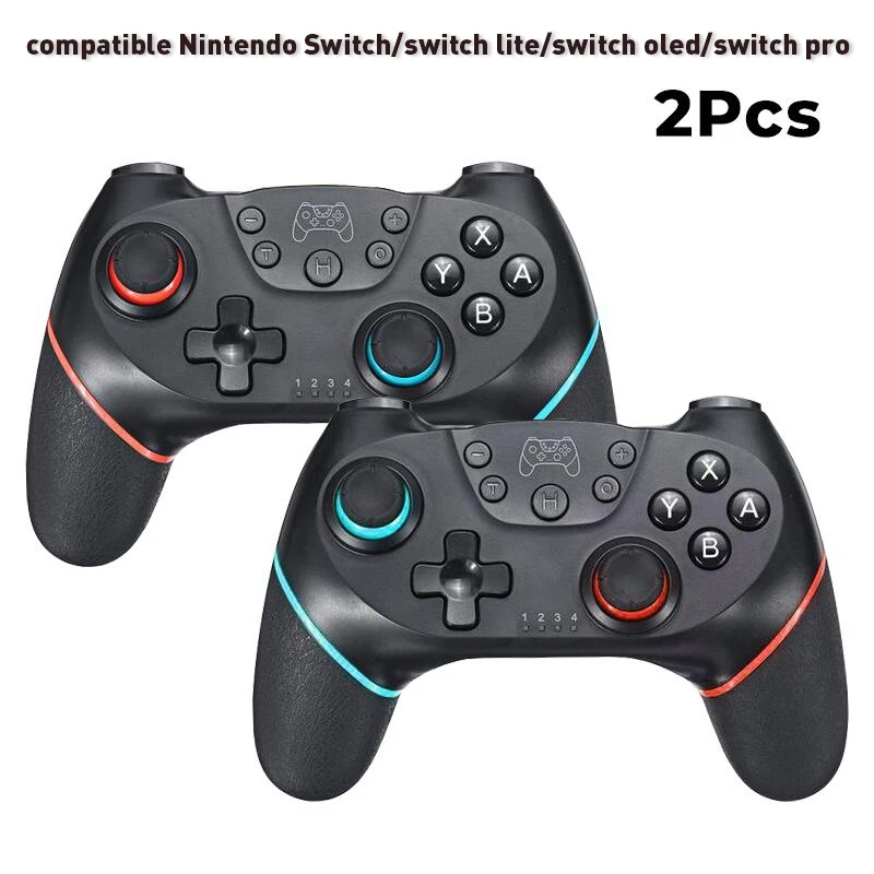 DATA FROG Kawaii Wireless Gamepad Compatible Nintendo Switch Console Turbo Game Controller with Headphone jack for Switch Lite 