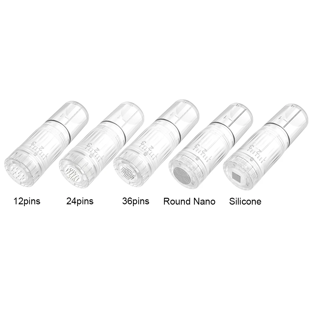 Adjustable Needle Cartridge For Hydra Pen H5 Hydra.Pen H3 3ml Liquid Container Cartridges 12pin 24pin 36pin Nano-HS Nano-HR