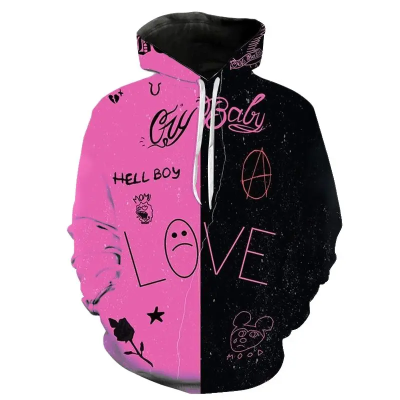 

Rapper Lil Peep 3D Print Hoodie Men/Women Casual Fashion Hooded Shirt Long Sleeves Pullover Sweatshirts Oversized Unisex Clothes