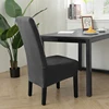 Waterproof XL Size Chair Cover Stretch Dining Seat Cover With Back Long Back Cover Chair Washable For Home Wedding Hotel Banquet 4