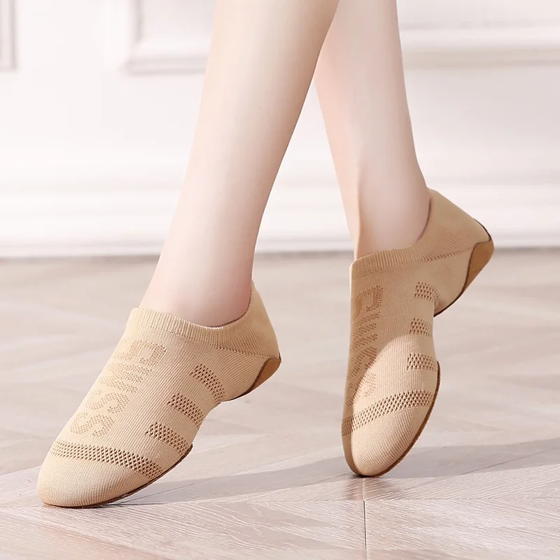 Sneakers Ballet Dance Shoes Women Soft Training Shoes Adult Teacher Cheerleading Shoes Outdoor Ballet Shoes Yoga Belly Dance