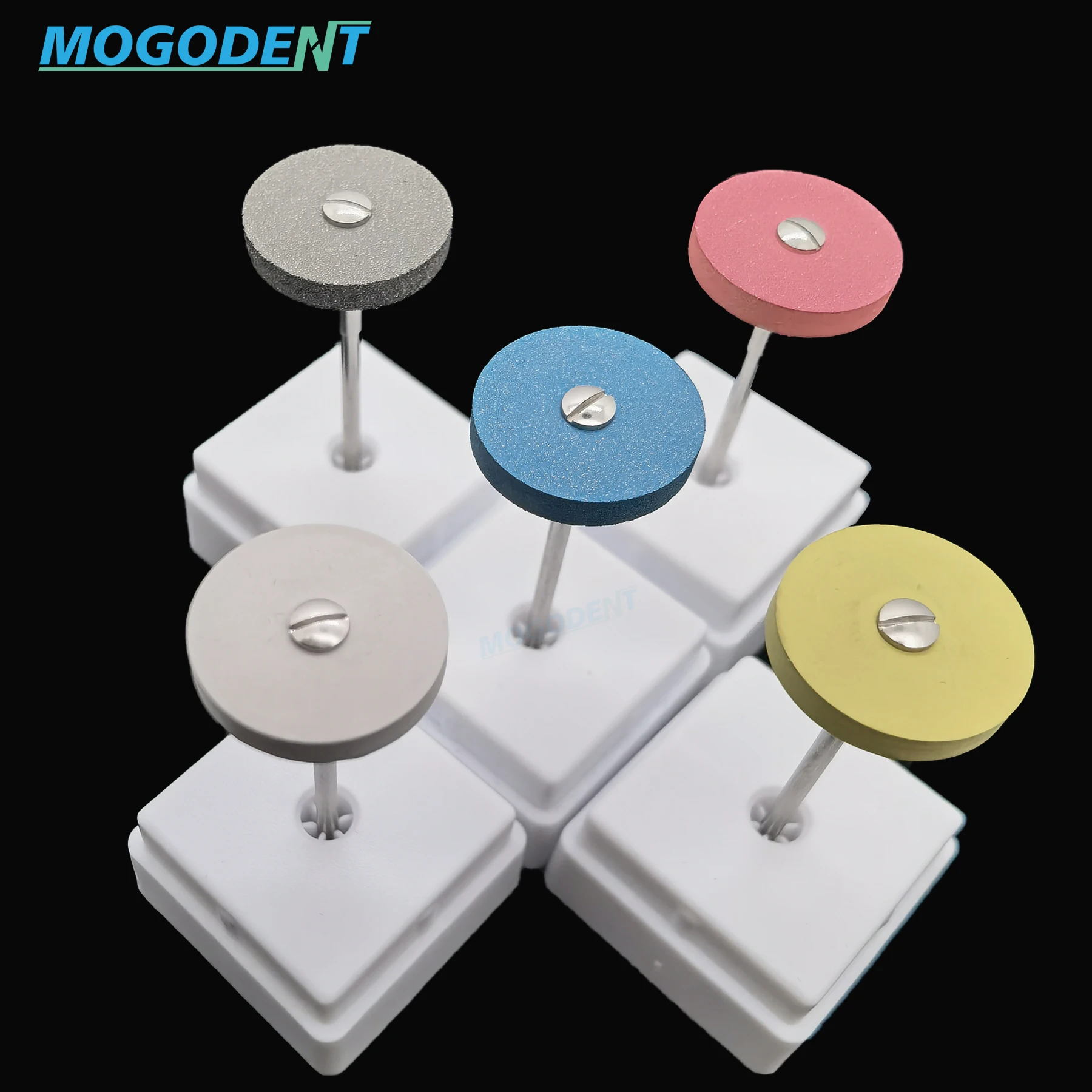 Dental Rubber Diamond Polisher Wheel Zirconia Polishing Ceramic Grinding HP 2.35MM Dentistry Lab Polishing Tools Dental Products