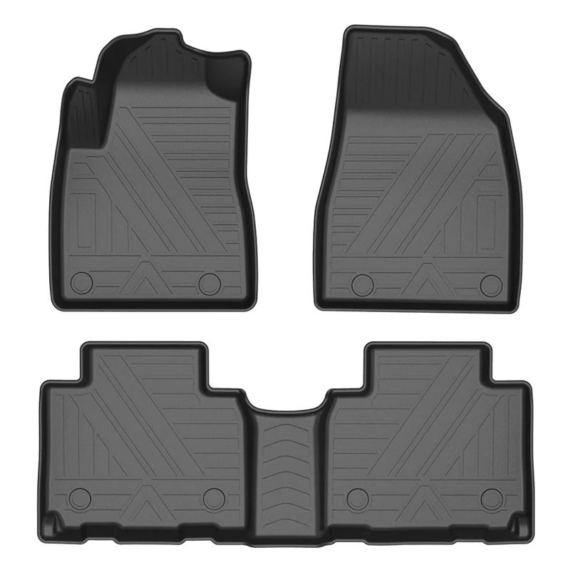 

For Roewe RX5 MAX EMAX 19-21 Floor Mat Fits Ultimate All Weather Waterproof 3D Floor Liner Full Set Front & Rear Interior Mats