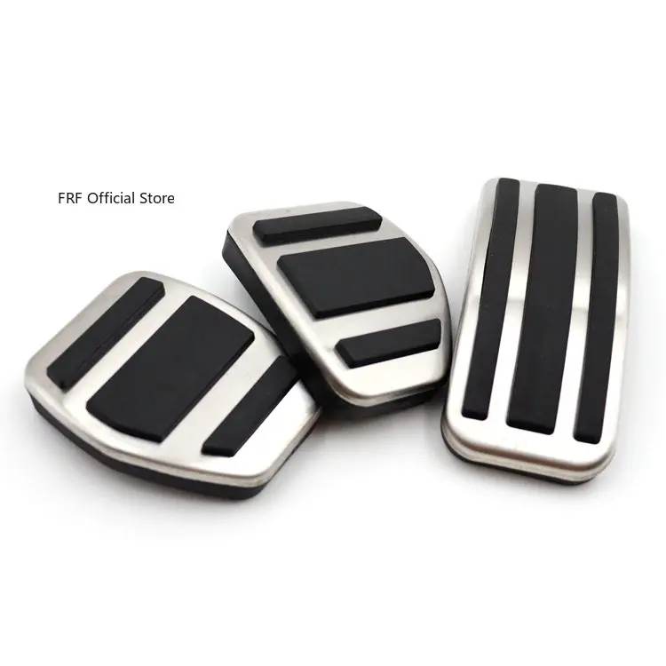 Stainless Steel Car Foot Pedals Accelerator Brake No Drilling Non-slip Pedal Cover for Peugeot 308 308S I II III T7 T9 2007~