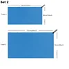 2PC Set Solid Microfiber Gym Towel Perfect Travel Sports Camping Beach Towels  Fast Drying Super Absorbent Swimming Bath Towel 5
