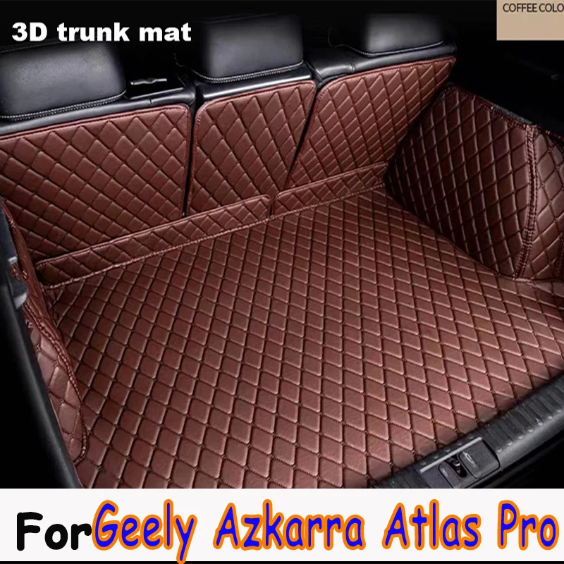 

Стайлинг автомобиля, дневной коврик для заднего багажника Geely Azkarra Atlas Pro 2020 2021, автомобильный коврик для багажника, защита коврика, автомобильные аксессуары