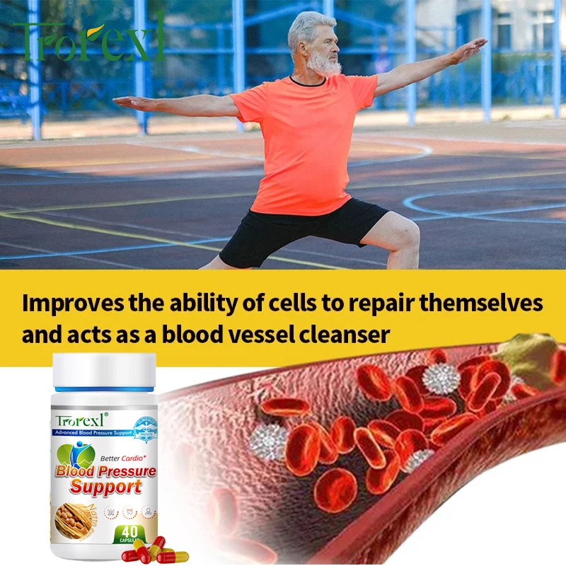Health Supplement Nattokinase Capsules Blood Pressure Support Blood Vessel Clean Natto Capsule Lower Pressure Cardiovascular Health Hypertension Relief