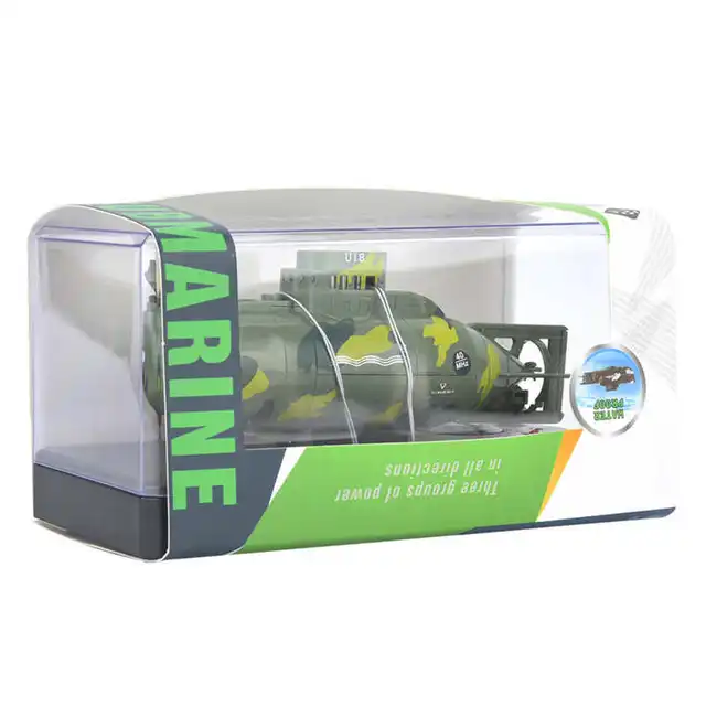 RC Submarine Remote Control Boat MINI Diving Toy Simulation Model Gift for Kids Boys Support 6‑channel Control 5