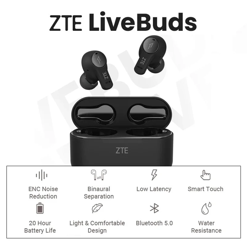 Auricular Zte Live Buds Bluetooth Con Cancelación De Ruido