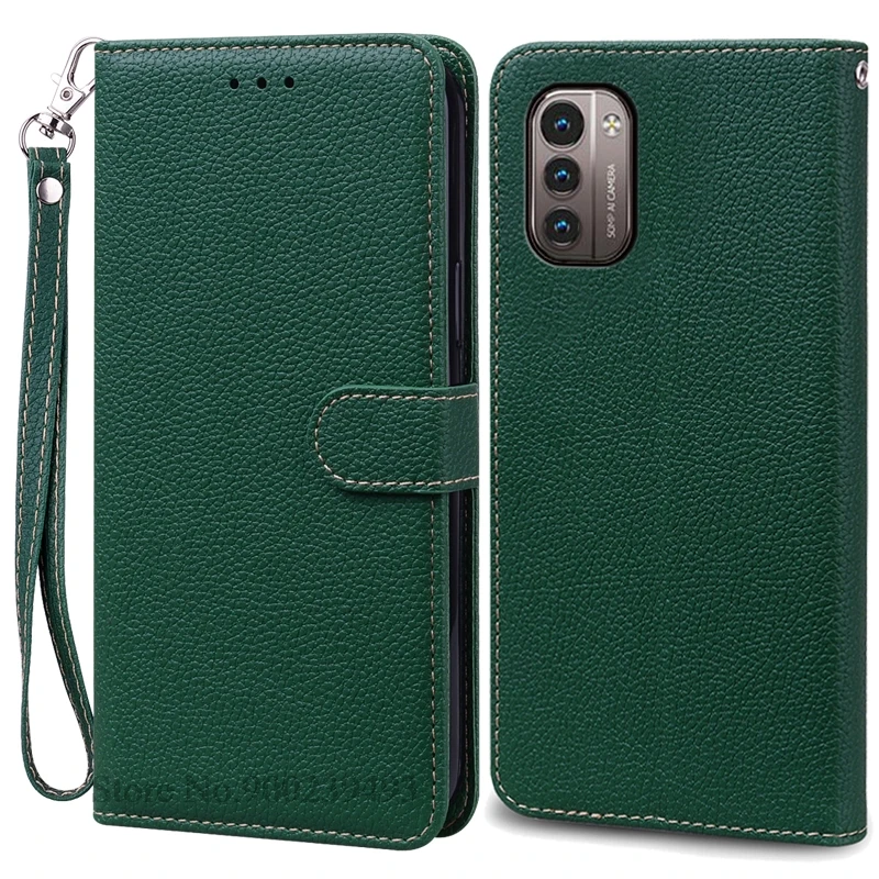 Leather Wallet Flip Cover - Elegant Book Style Protective Case with Bumper