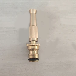 High Pressure Brass Garden Spray Nozzle with Adjustable Quick Connector (Water gun)