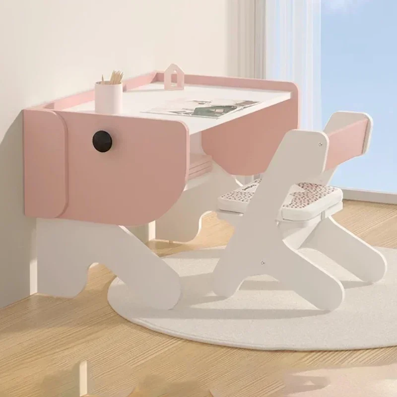 Kids Furniture Desk Children Study Table School Supplies Set Child Tables Small Room Childrens Student Classroom kid table