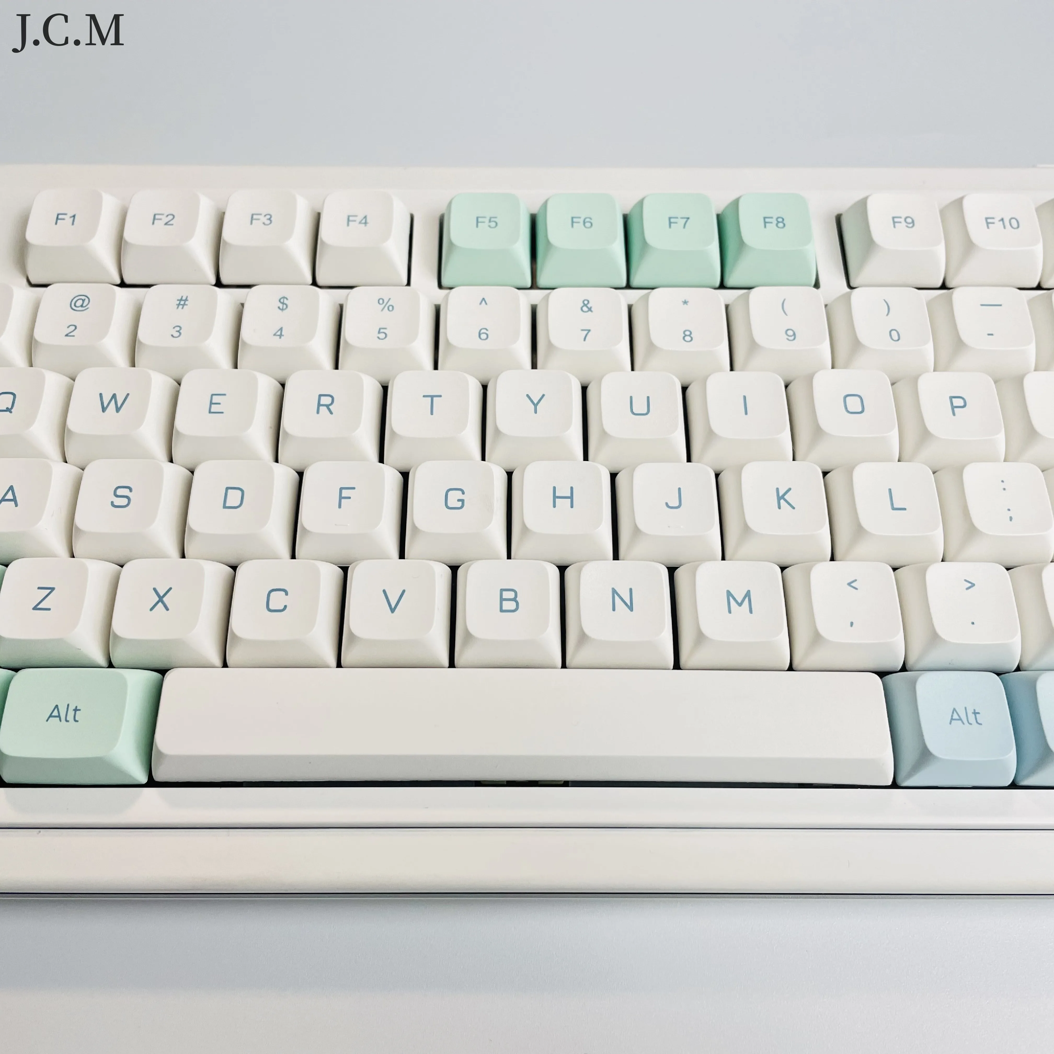 Mint e Glacier Dye Sub Keycap, MAC,