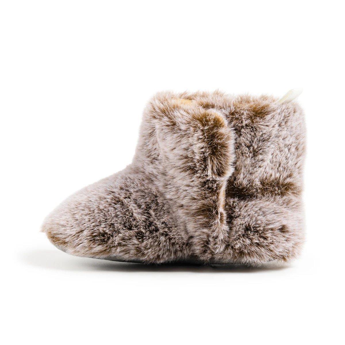 KIDSUN Baby Booties Newborn Infant Boy Girl Non-Slip Soft Sole Crib Shoes Toddler Plush Fluff Winter Warm Prewalker Boots 4