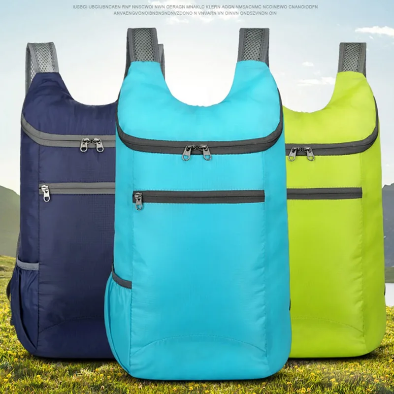 Outdoor 20L Lightweight Waterproof Folding Backpack Ultralight Backpack Bag Ladies Travel Hiking