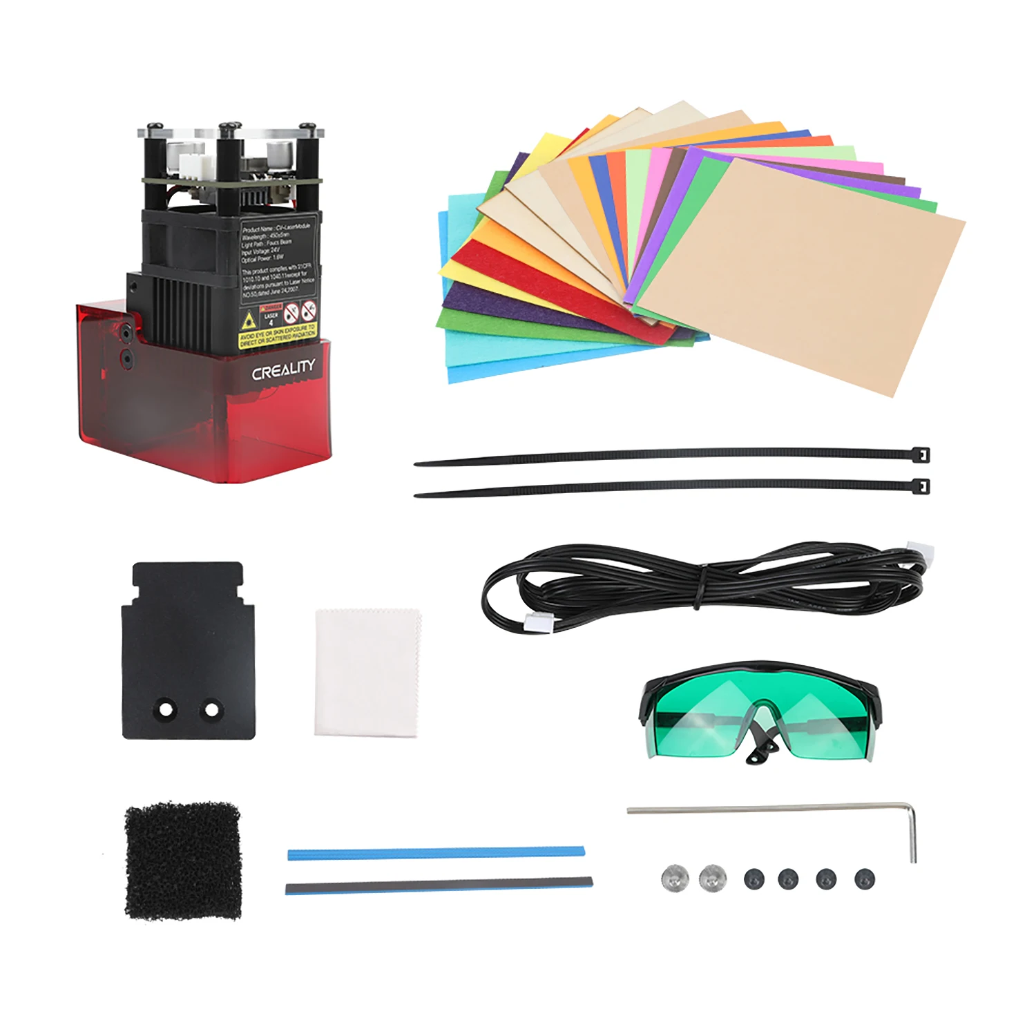 Creality Cv-kit de Módulo Laser 1.6w 5w 10 24v Proteção de Segurança com Foco Preciso para Ender3 s1 Ender-3 s1 Pro Ender-3 s1 Plus - Imagem 4