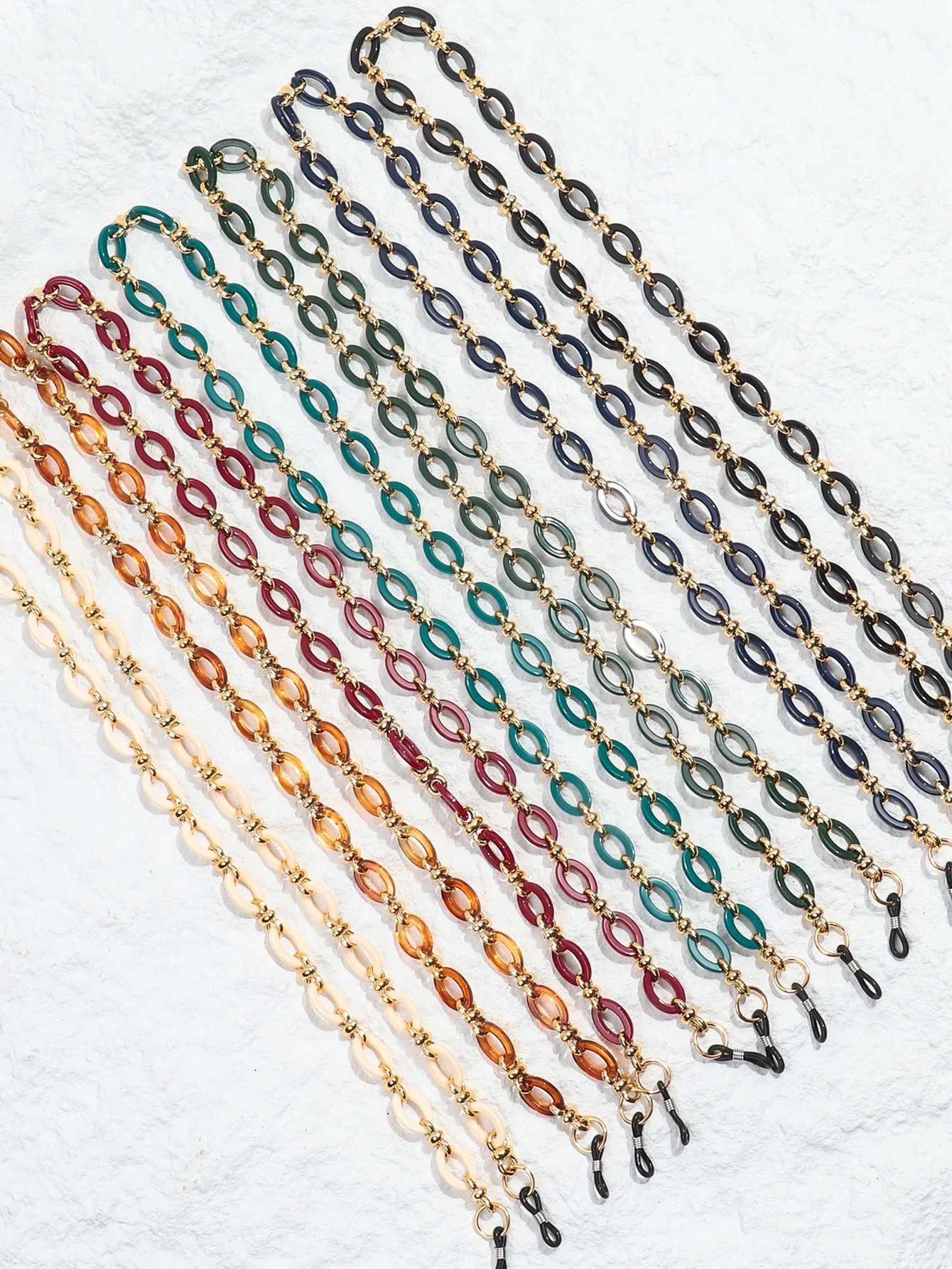 70 cm Vintage Acryl Brillenkette für Männer Frauen Mode Sonnenbrillenketten Lanyard Umhängeband Seil Brillenhalter Kordel 2024 – Detail 5