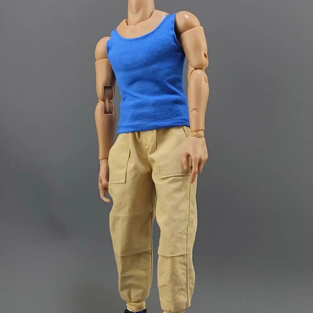 1/6 Miniatur Soldat Trendige Kleidung Rundhals T-shirt Männlich Wandern Casual Tank Bottom Weibliche Sport Tops Soldat – Detail 21