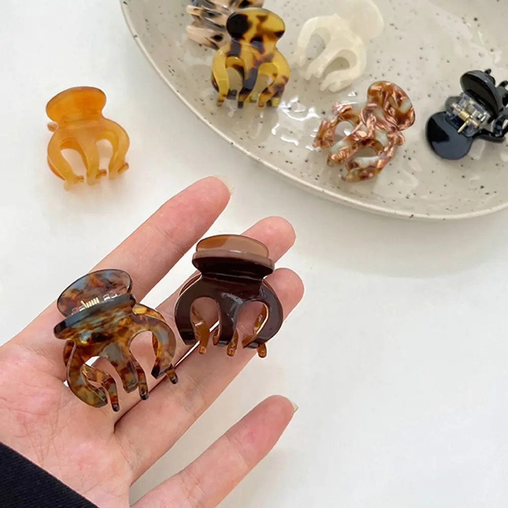 Gift Elegant Luxury High Horsetail Small Gripper Headdress Acetic Acid Women Hair Claw Small Shark Clip Korean Style Hair Clip