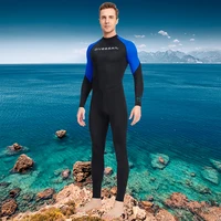 Men Diving Skin Clothes Cold Proof Sunscreen Diving Protection Clothes Warm with Zipper Elastic Anti-scratch Outdoor Accessories