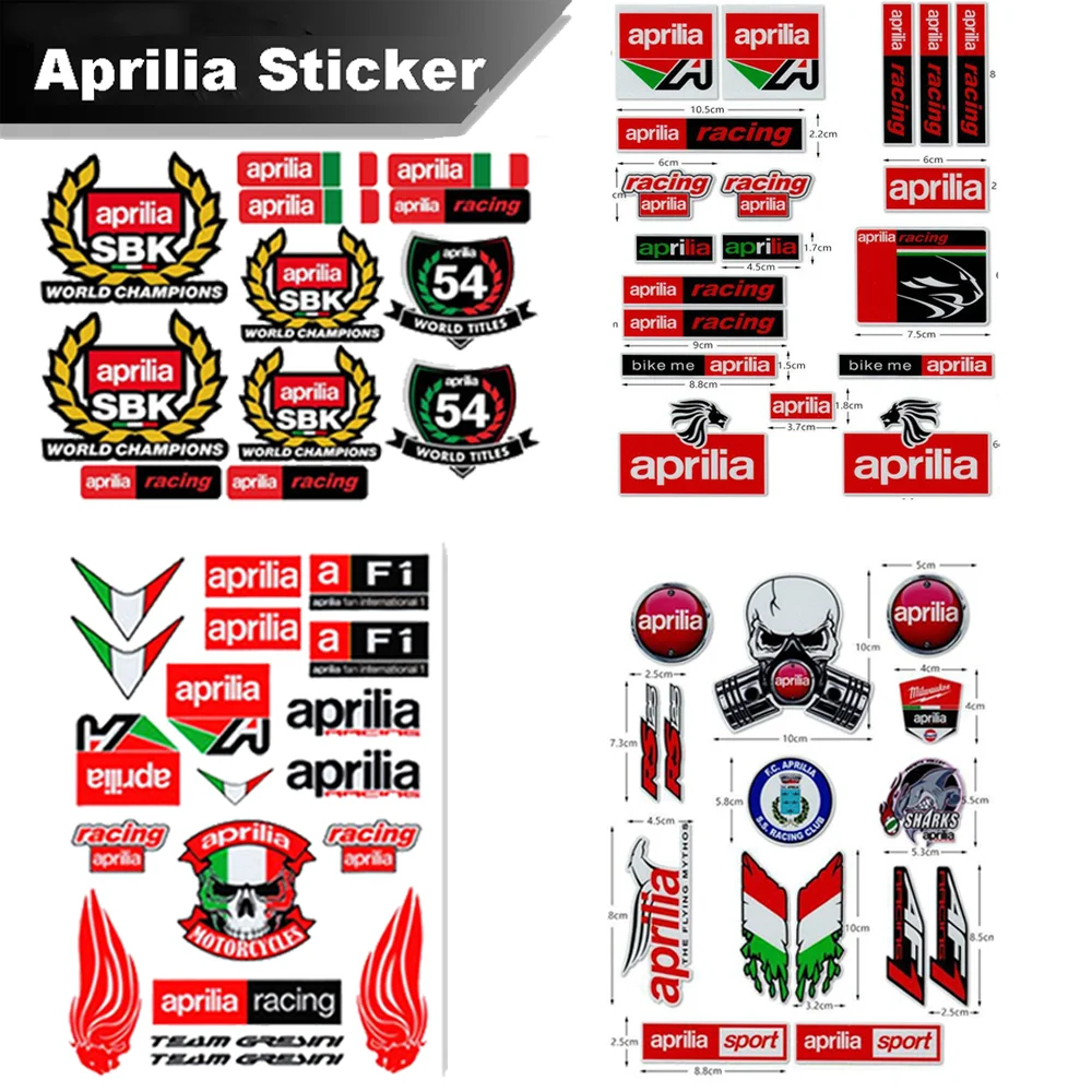 For Aprilia Sticker Motorcycle Accessories Tuono Shiver Pegaso Tuareg ...