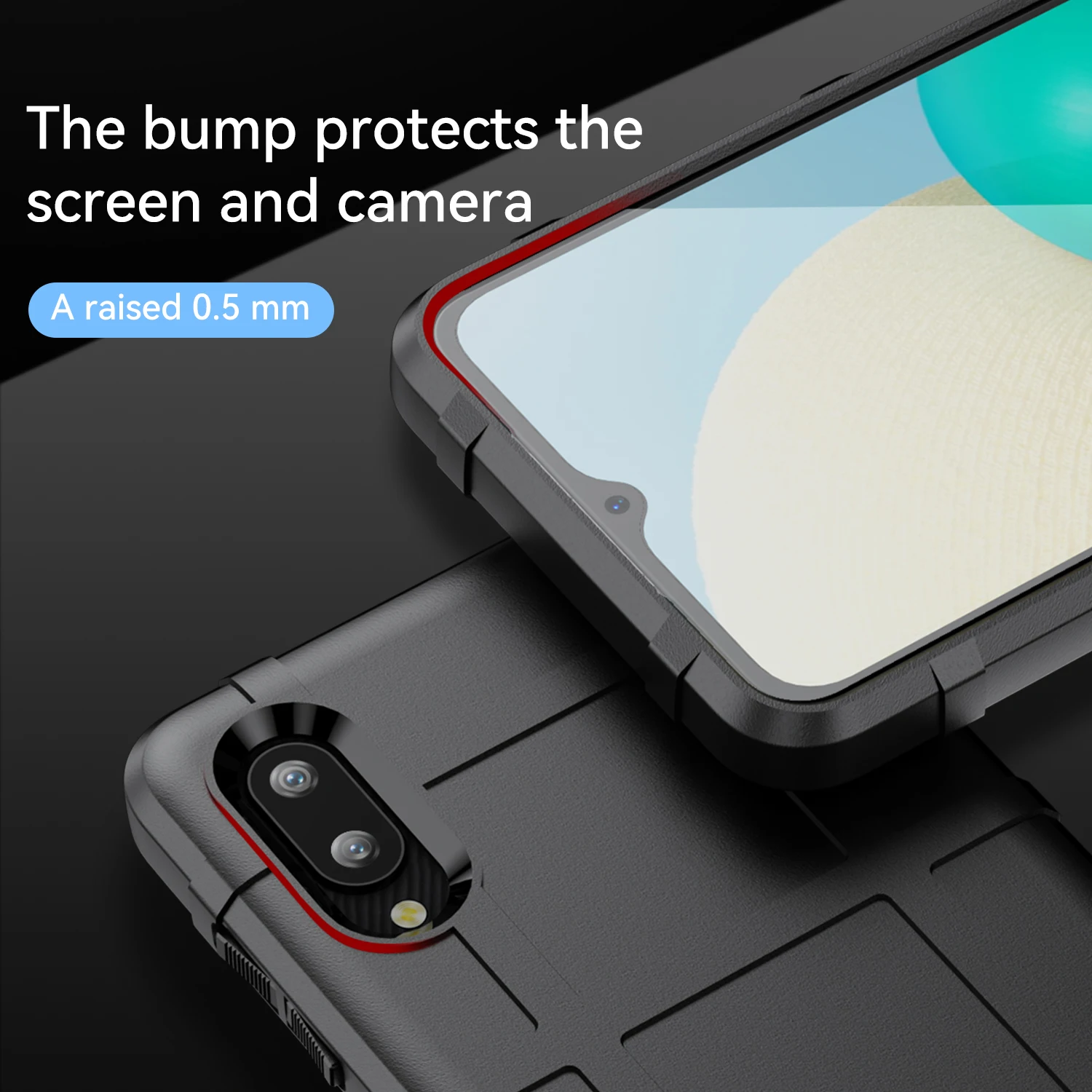 Soft Shield Matte Back Cover | Anti-Knock Armor Case for Smartphone Protection