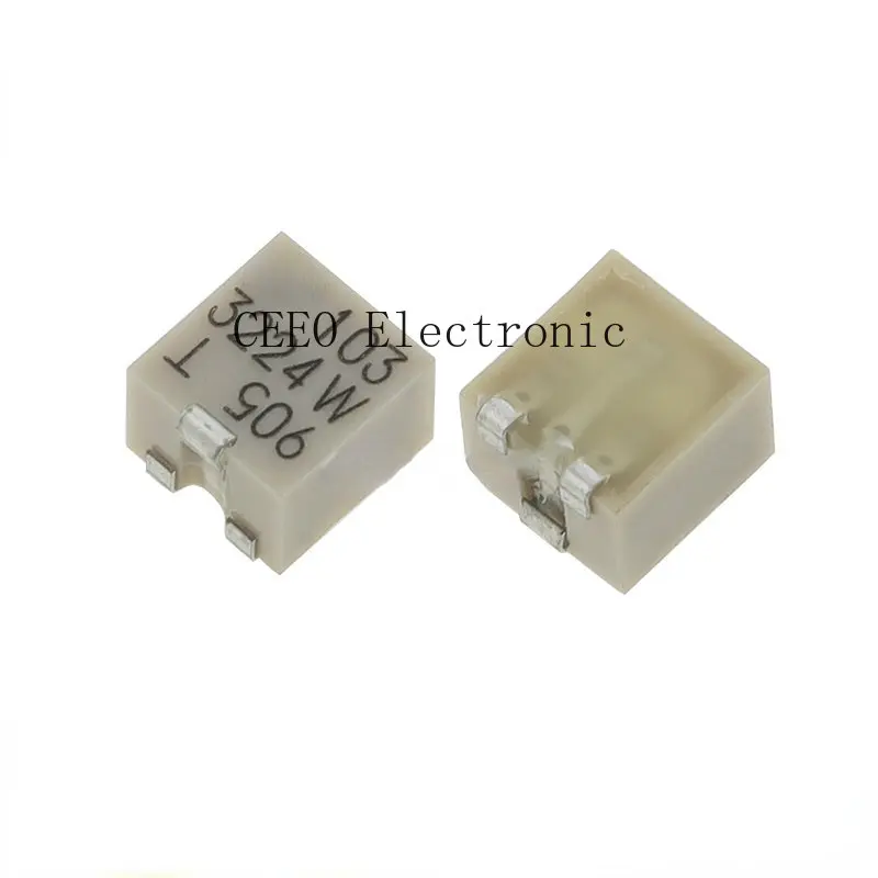 

20PCS 3224W-1-103E Original SMD Adjustable Potentiometer 10R 20R 50R 100R 200R 500R 1K 2K 5K 10K 20K 50K 100K 200K 500K 1M 2M