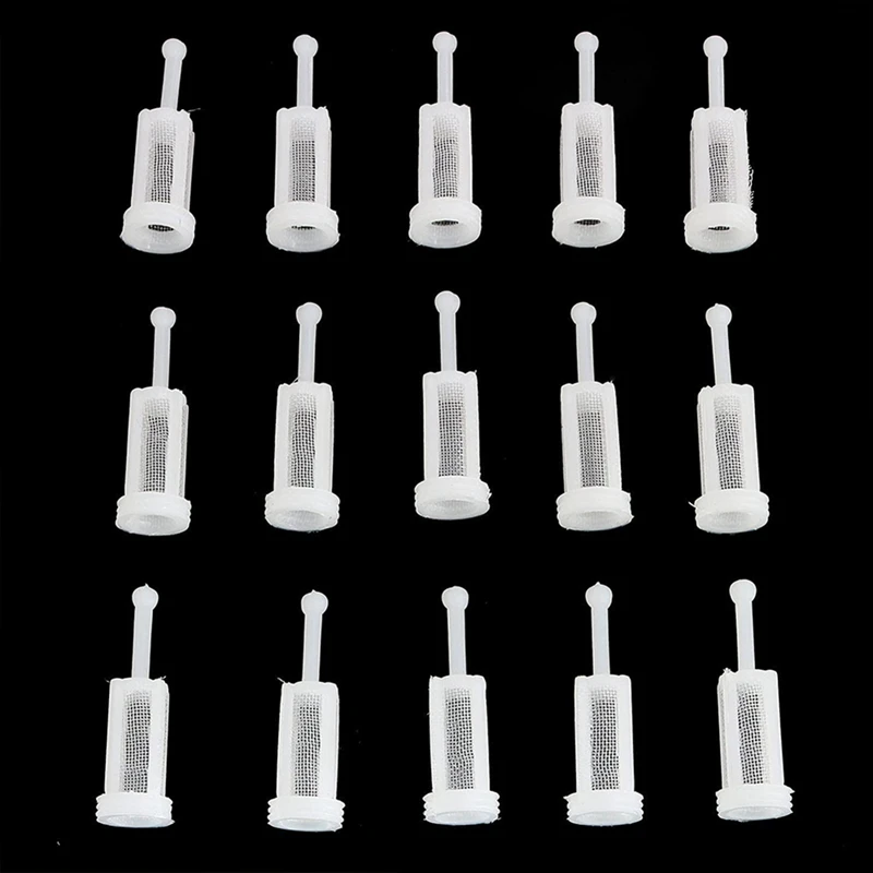 60Pcs Universal Spray Tool Filters Disposable HVLP Gravity Feed Paint Strainers Fine Mesh, White