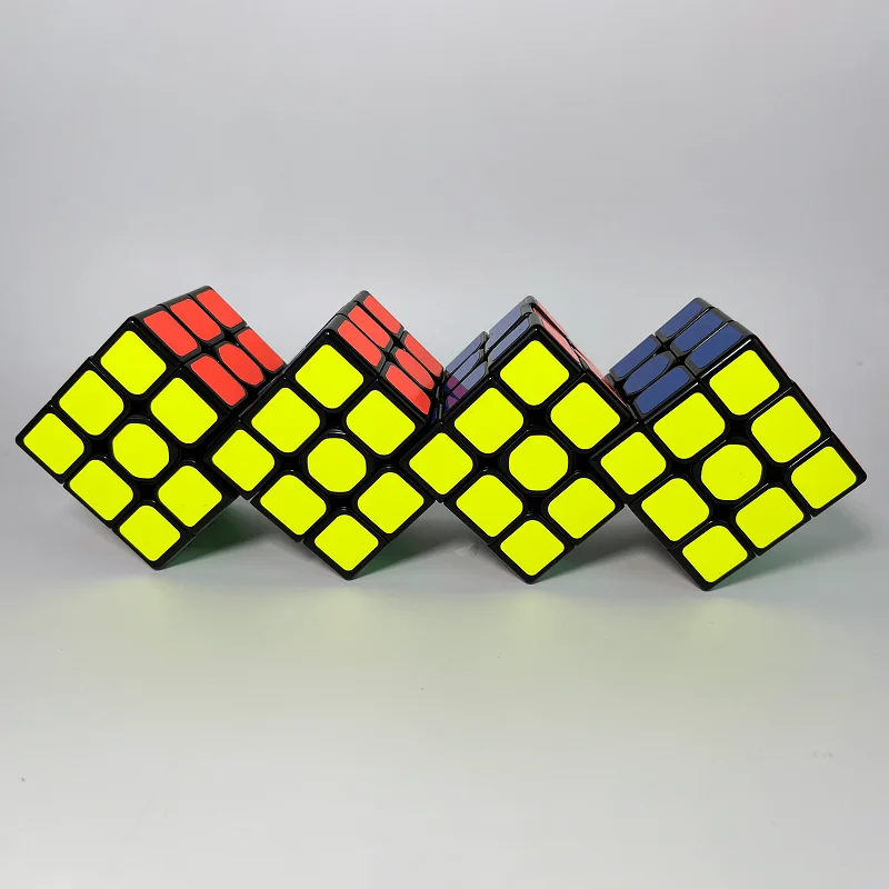 

[Picube] Four 3x3 Conjoined Magic Cube Speed Cube Puzzle Toy for Kids Boys Gift Colorful Bandaged Magic Toys Brain Teasers
