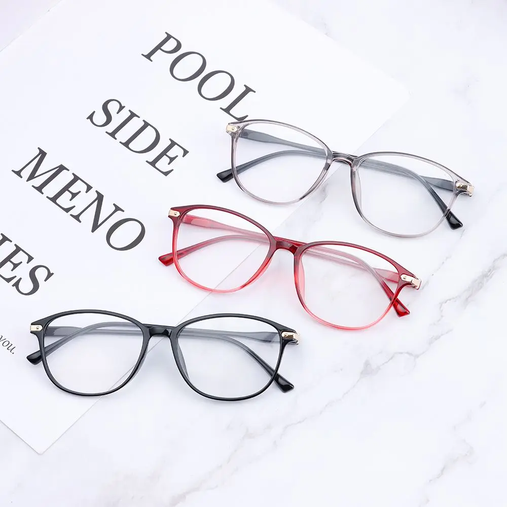 Neue runde klassische Brillen rahmen Frauen Lesebrille flexible Feder scharnier Komfort tragen mit Dioptrien 1,0 bis 4,0 – Detail 1