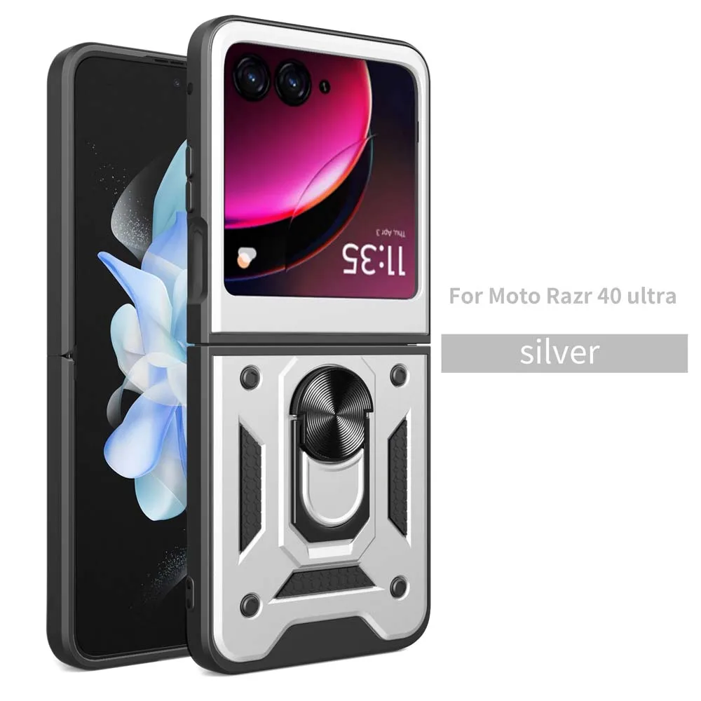 Enhanced Armor Case with Slide Camera Lens Protector and Military-Grade Bumpers