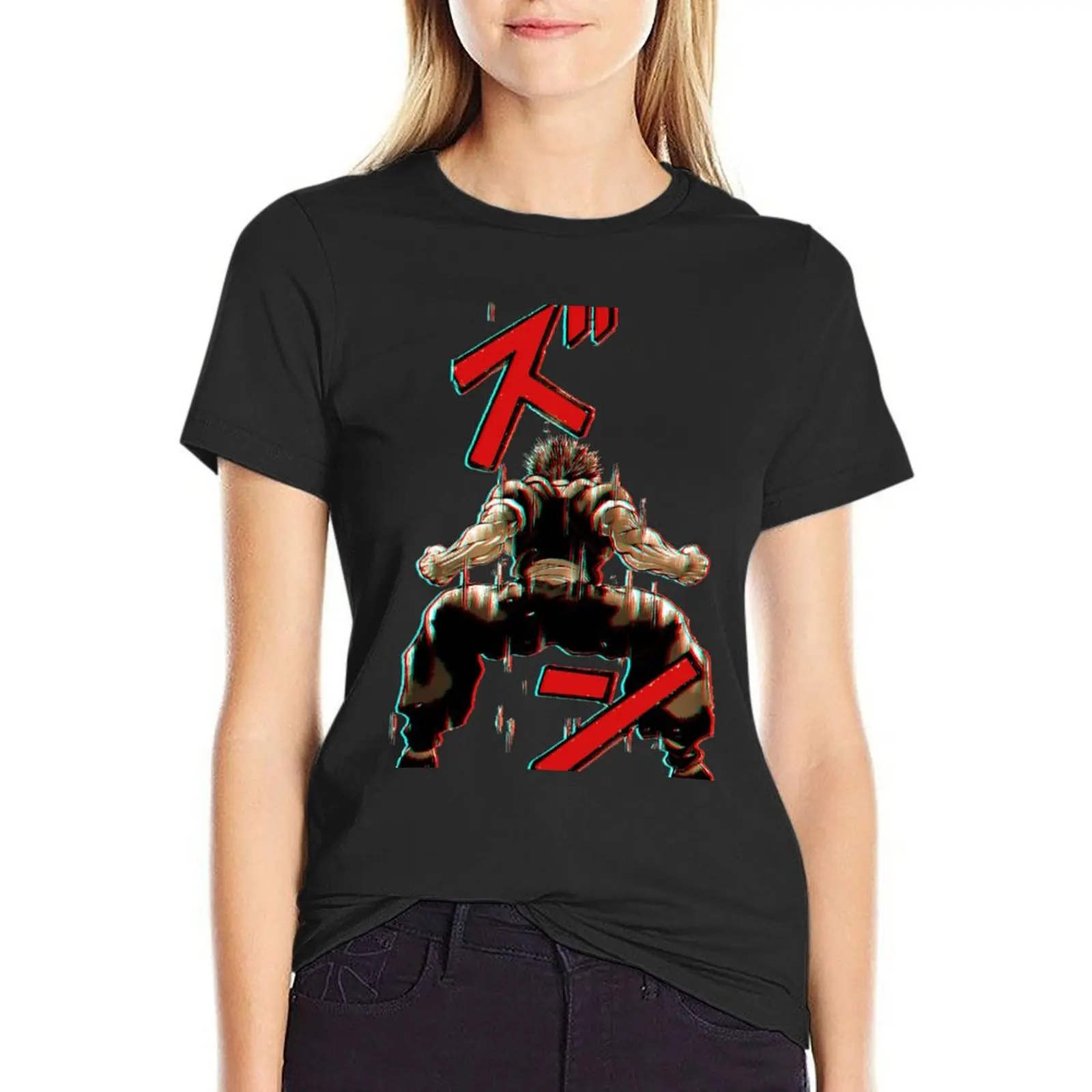 

Yujiro Hanma - Power T-Shirt summer tops female tees lady clothes white t-shirts for Women