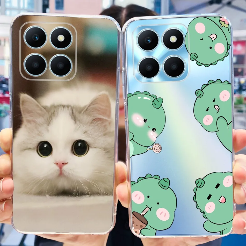Elegant Pattern Soft Silicone TPU Phone Back Cover