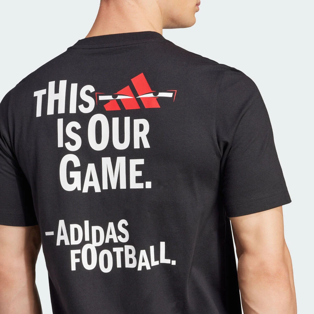 تي شيرت Adidas 2025 FUN SLOGAN G T محبوك JD8216