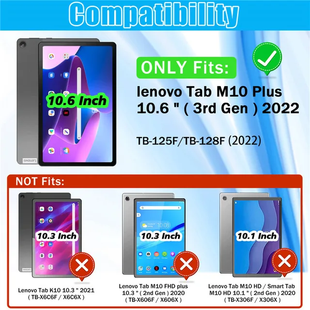 Auslbin Fundas Lenovo Tab P11 Pro Gen 2-11.2, Fundas Tableta de Cuero de  PU para Lenovo Tab P11 Pro Gen 2-11.2, Proporcione Lados y 4 Esquinas  Protección para su Tableta, Azul 