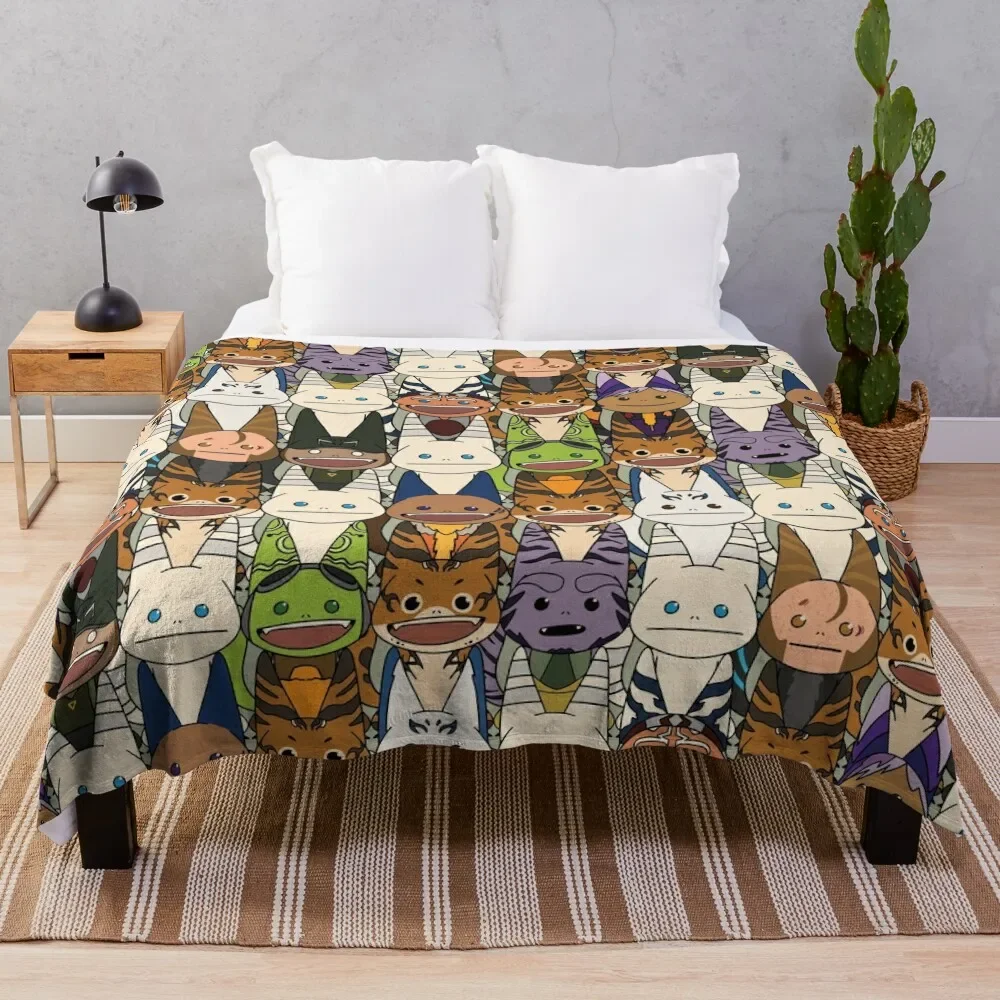 

loth cats Throw Blanket Polar cosplay anime Cute Blankets