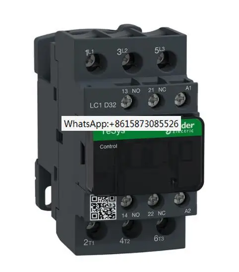 

LC1D32P7 LC1D32P7C TeSys Deca контактор, 3P(3 NO), фотосессия, = 440 В, 32 А, 230 В переменного тока 50/60 Гц катушка