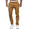 Men Slim Pants Autumn Male One Button Solid Color Straight Workwear Full Trousers BSD-8816 1