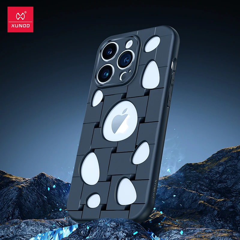 

Xundd Phone Case For iPhone 14 Pro Max For iPhone 14 Series Breathable Heat Dissipation Soft Comfortable Feel Built-in Airbag
