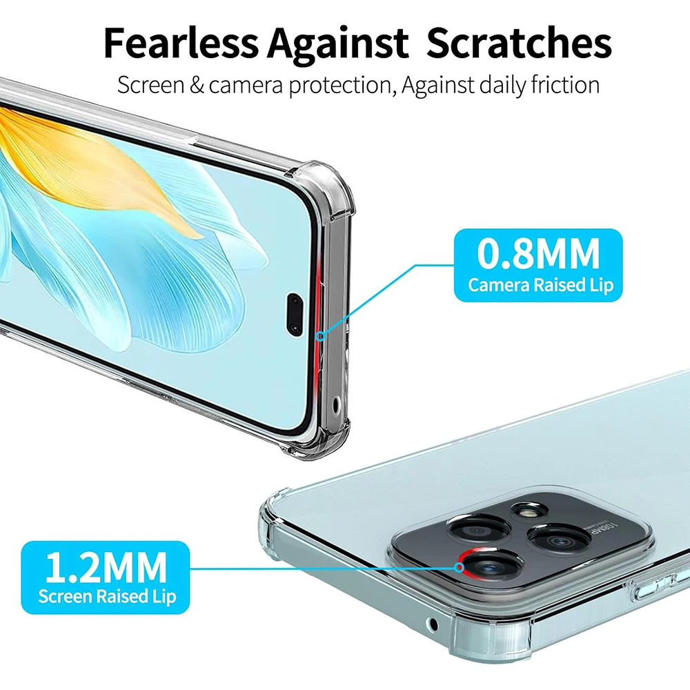 Shockproof Silicone Clear Ultra Thin Protective Case - Transparent Shell