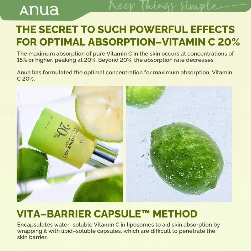 Anua Original Vitamin Whitening Set Peach 70% Niacinamide Serum Dark Spot Serum Vitamin C Blemish ANUA Skincare Products